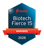 Biotech Fierce 15 2026 Honoree Badge